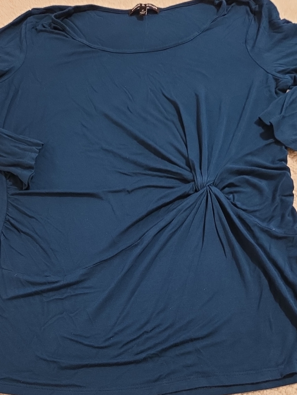 CABLE & GUAGE 3/4 SLEEVED SHIRT